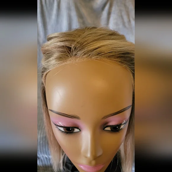 Blonde HUMAN Hair Wig by Uniwigs - Picture 12 of 16